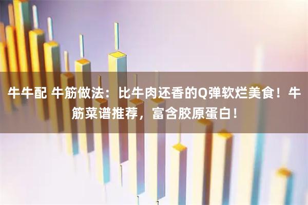 牛牛配 牛筋做法：比牛肉还香的Q弹软烂美食！牛筋菜谱推荐，富含胶原蛋白！